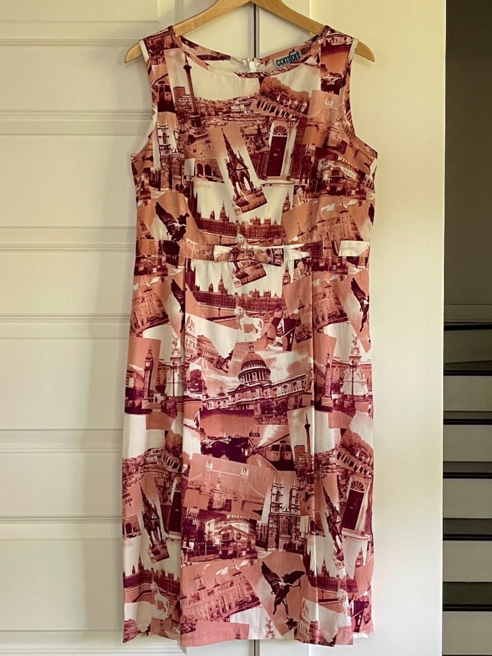 Comfort and Joy, NWOT, Graphic Print, Cotton, Sleeveless Dress: Size 10 (USA)